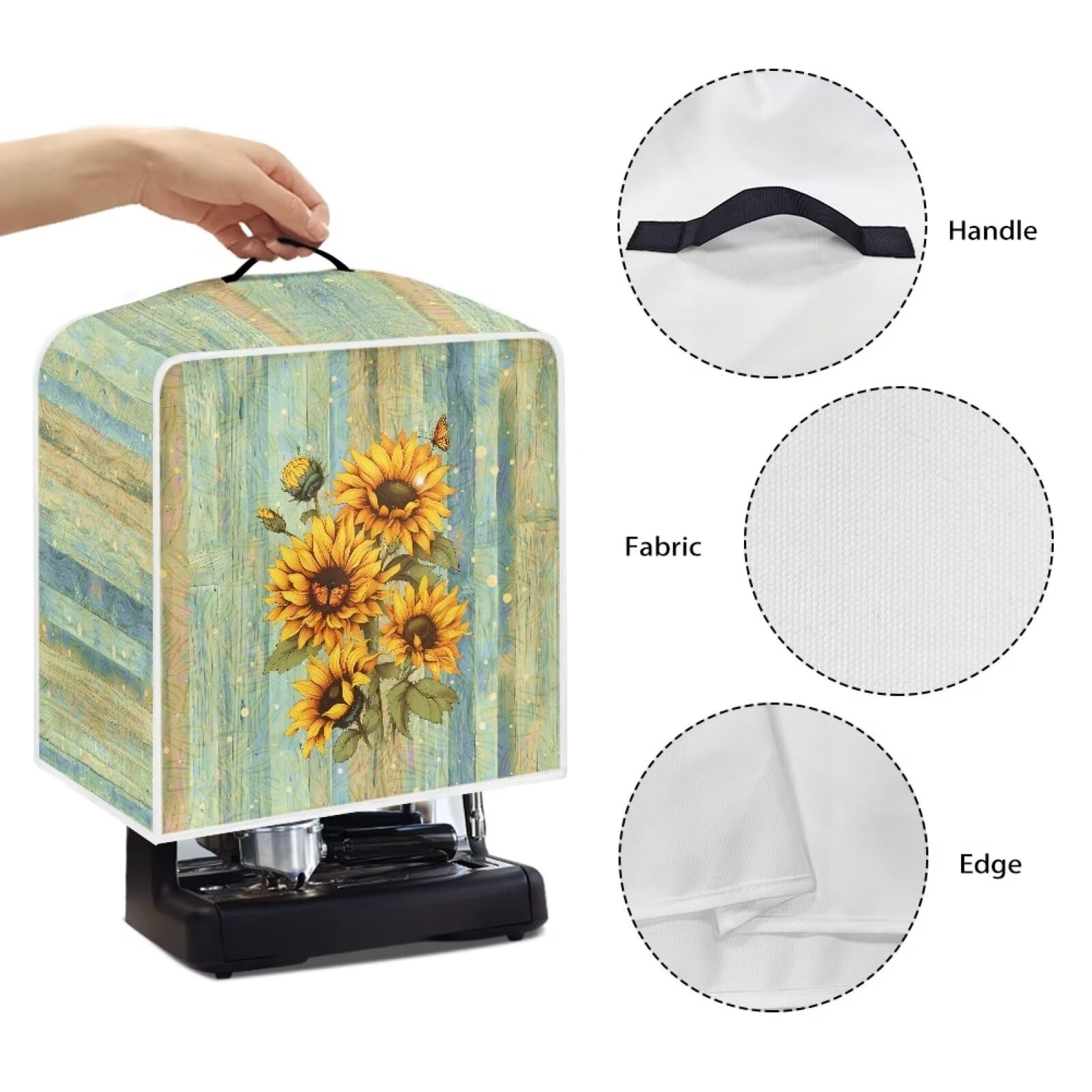 Housse De Cafetière Avec Poignée Supérieure En Polyester Durable Pour