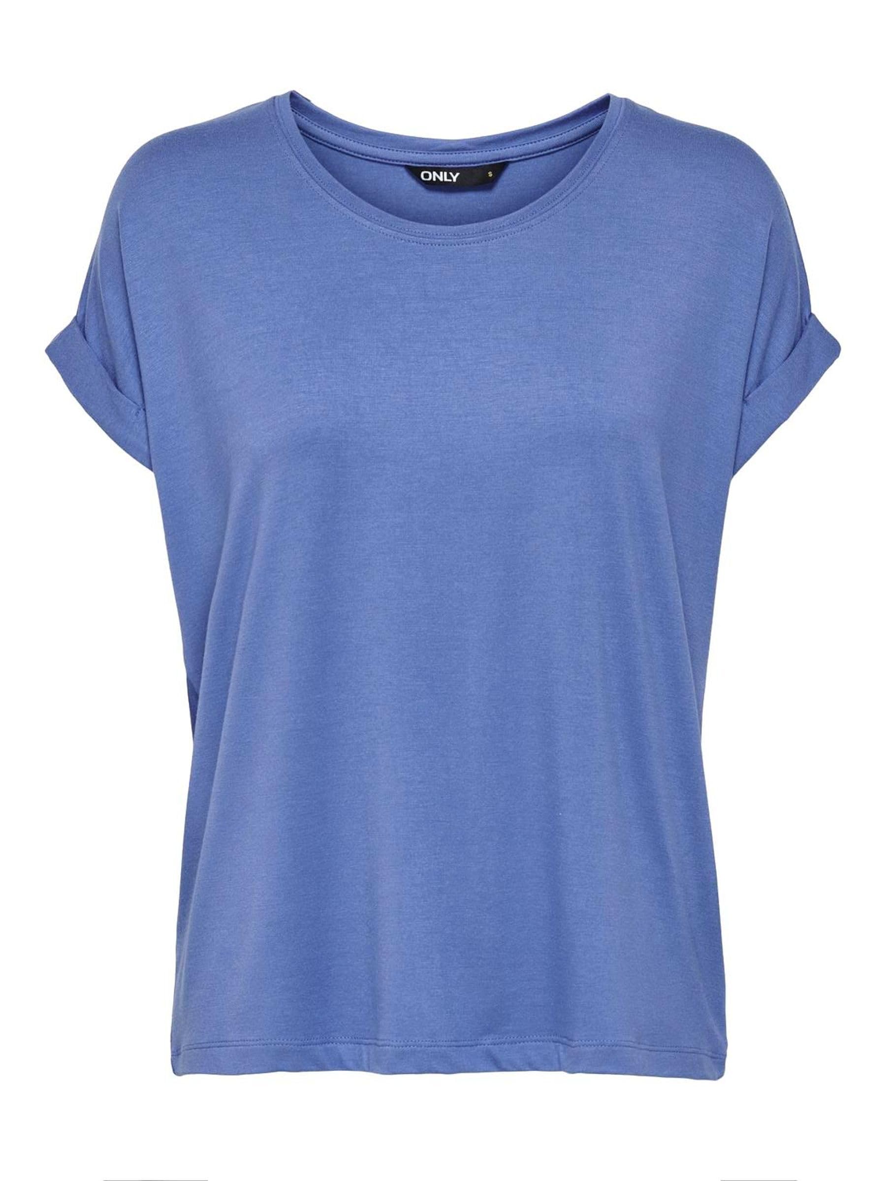 Only Women's ONLMOSTER S/S O-Neck TOP NOOS JRS T-Shirt, Blue Yonder, XS
