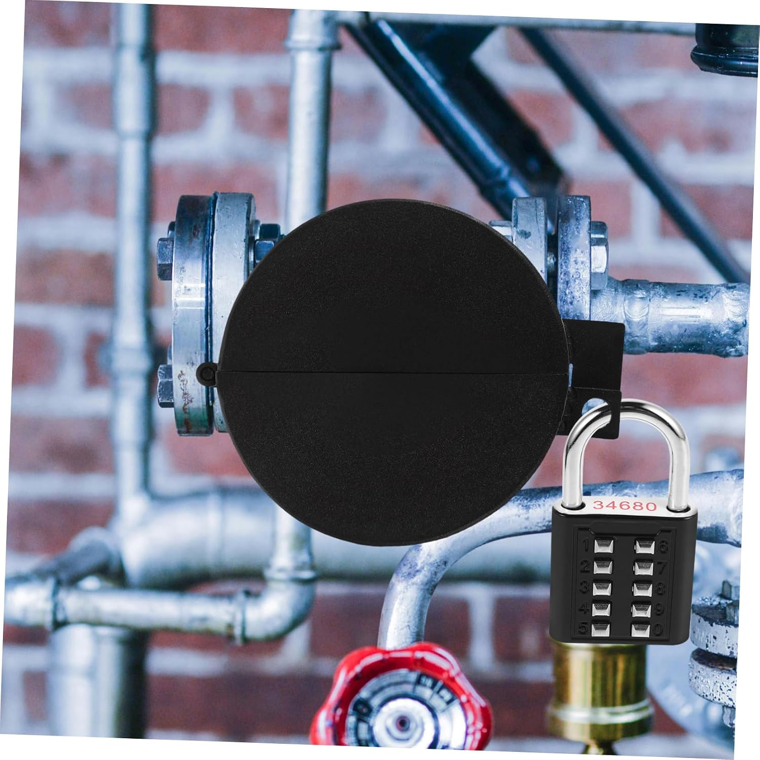 Doorknob Lock Safety Device Door Knob Cover Prevent Turning Hotel Protector Lock-