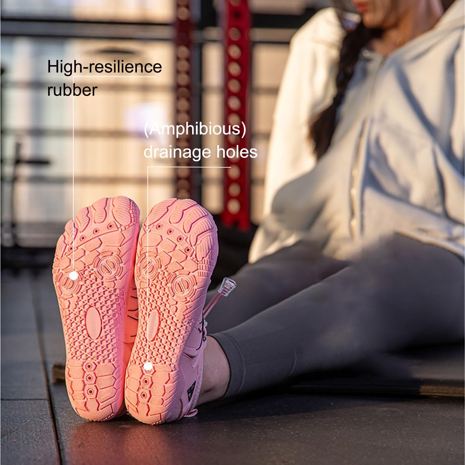 Scarpe Barefoot Asciugatura Rapida Antiscivolo Scarpe Da Scoglio | Unisex Guadare Escursionismo Barefoot Shoes Punta Larga Traspiranti Regolabili Per Palestra