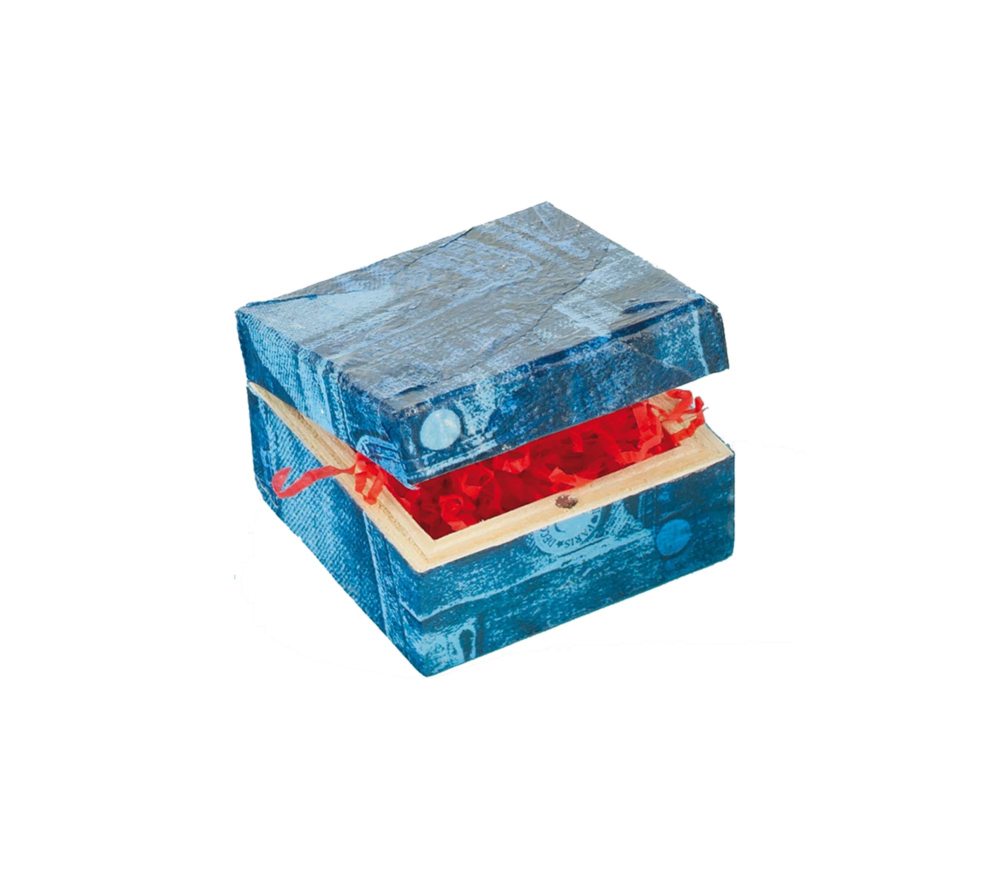 Baker Ross Mini-Holzschachteln Zum Dekorieren – 4er-Pack, Maße 8 X 5 Cm, Mit Metallscharnier Und Verschluss, Ideal Zum Bemalen, Verzieren Und Personalisieren – Für Kinder Ab 5 Jahren