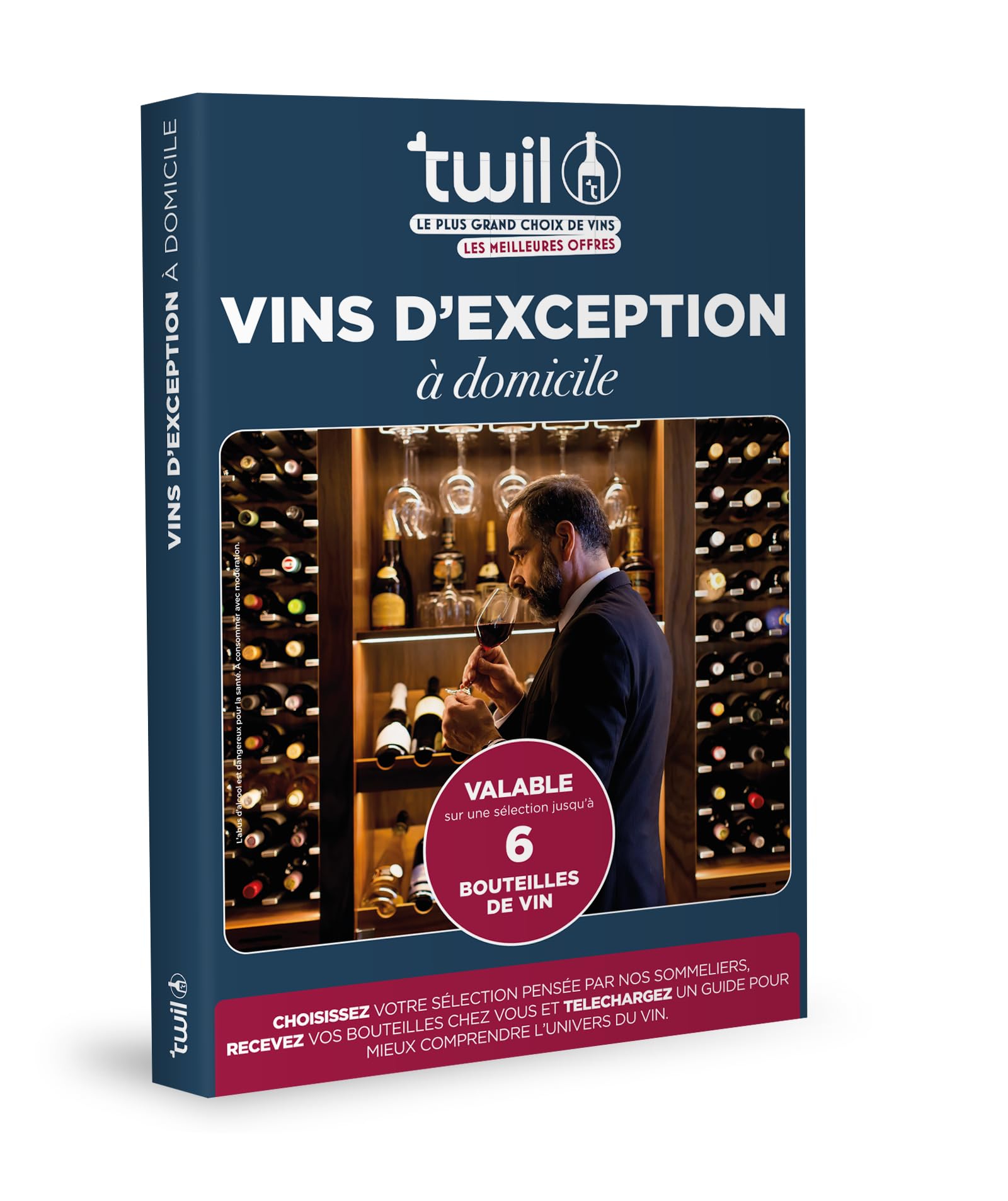 Twil - Coffret Cadeau - VINS D'EXCEPTION À Domicile - Le Plus Grand Choix de vins & Les Meilleures offres