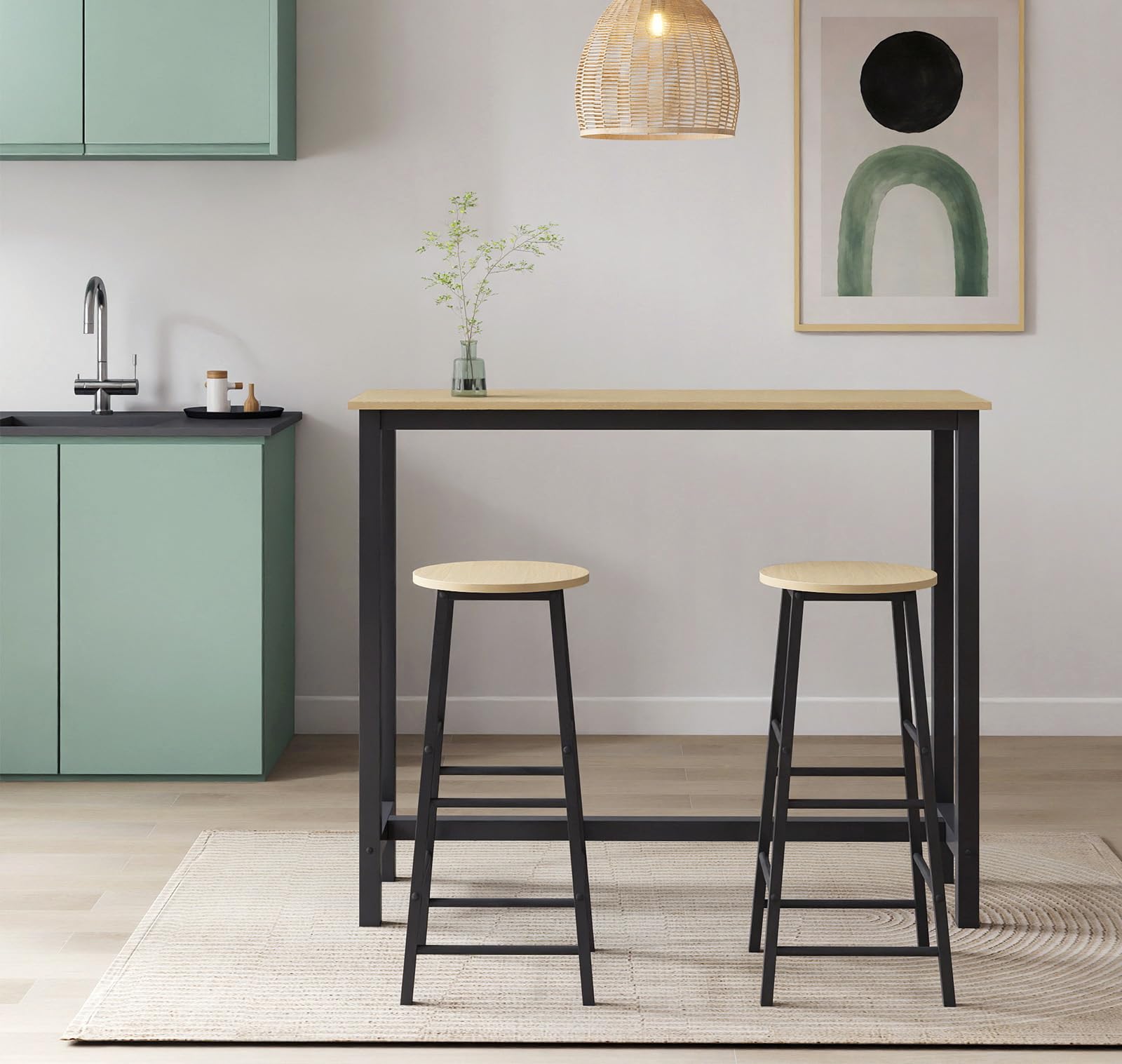 MB Muebles Bonitos | Credenza Stile Moderno Roque | Larghezza 140 x Altezza 80 x Profondità 40