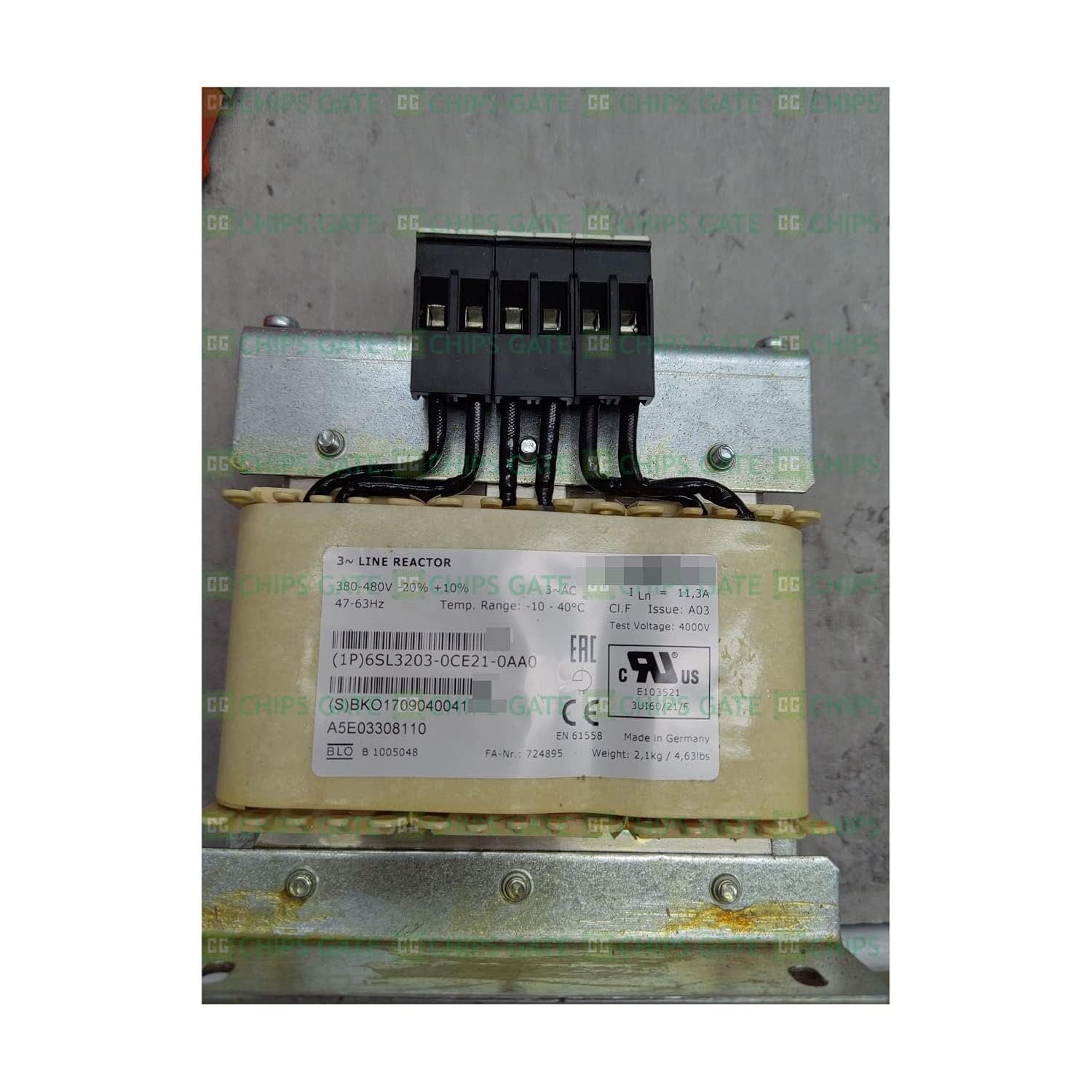 New 6SL3203-0CE21-0AA0 / 6SL32030CE210AA0 LINE Reactor New