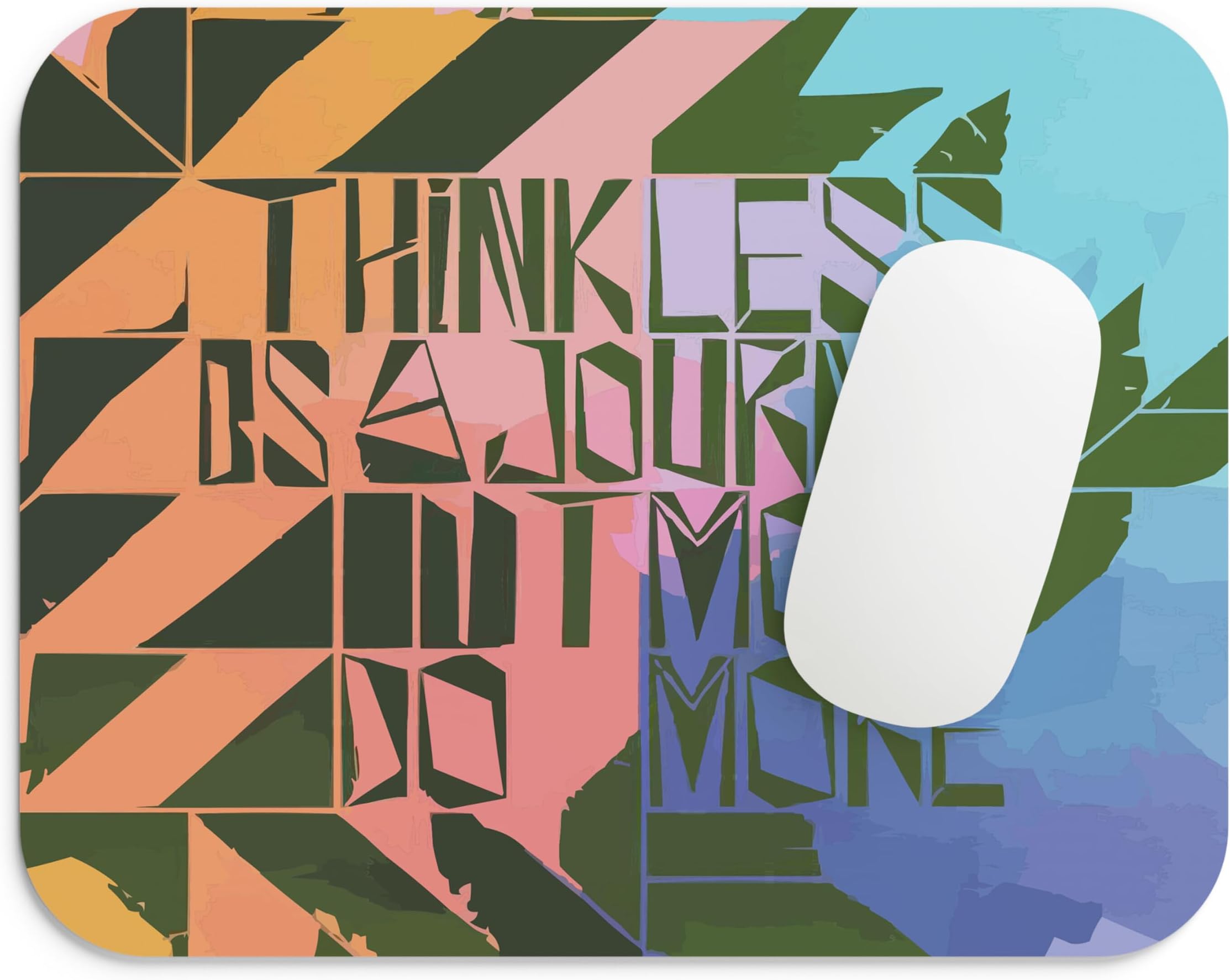 Blackmoor Gaming Mouse Pad 9×7 Inch – Ergonomic Smooth Surface, Non-Slip Rubber Base, Print Mouse Mat for Gamers, Students & Office – Motivational Quotes