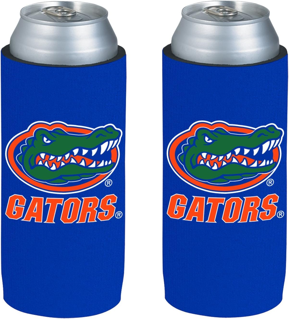 College Team Logo Logo Ultra Slim 12oz Beer Can Holder Insulator Coolers - 2-Pack (Boise State Broncos) : Home & Kitchen