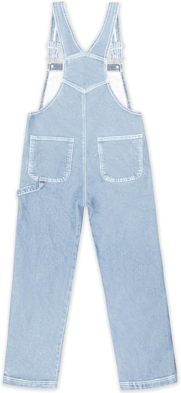 Hybrid & Company Womens Super Comfy Stretch Denim jumpsuit Pants Overalls - Image 4