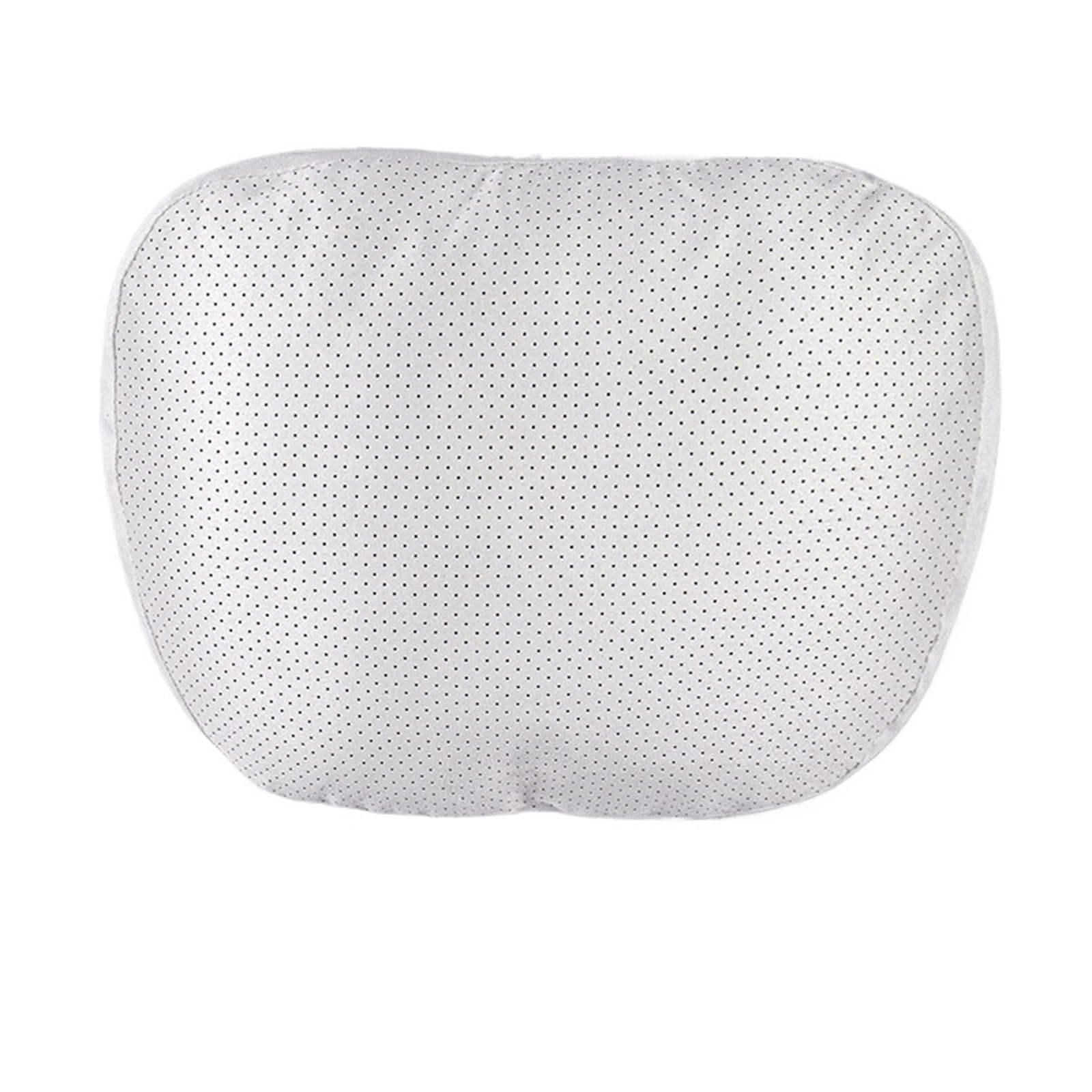 JKELPV Car Seat Pillow Car Headrests Lumbar Cushions Neck Protection Pillow Suede Seat Backrest Cushions Auto Accessories Headrest Pillow