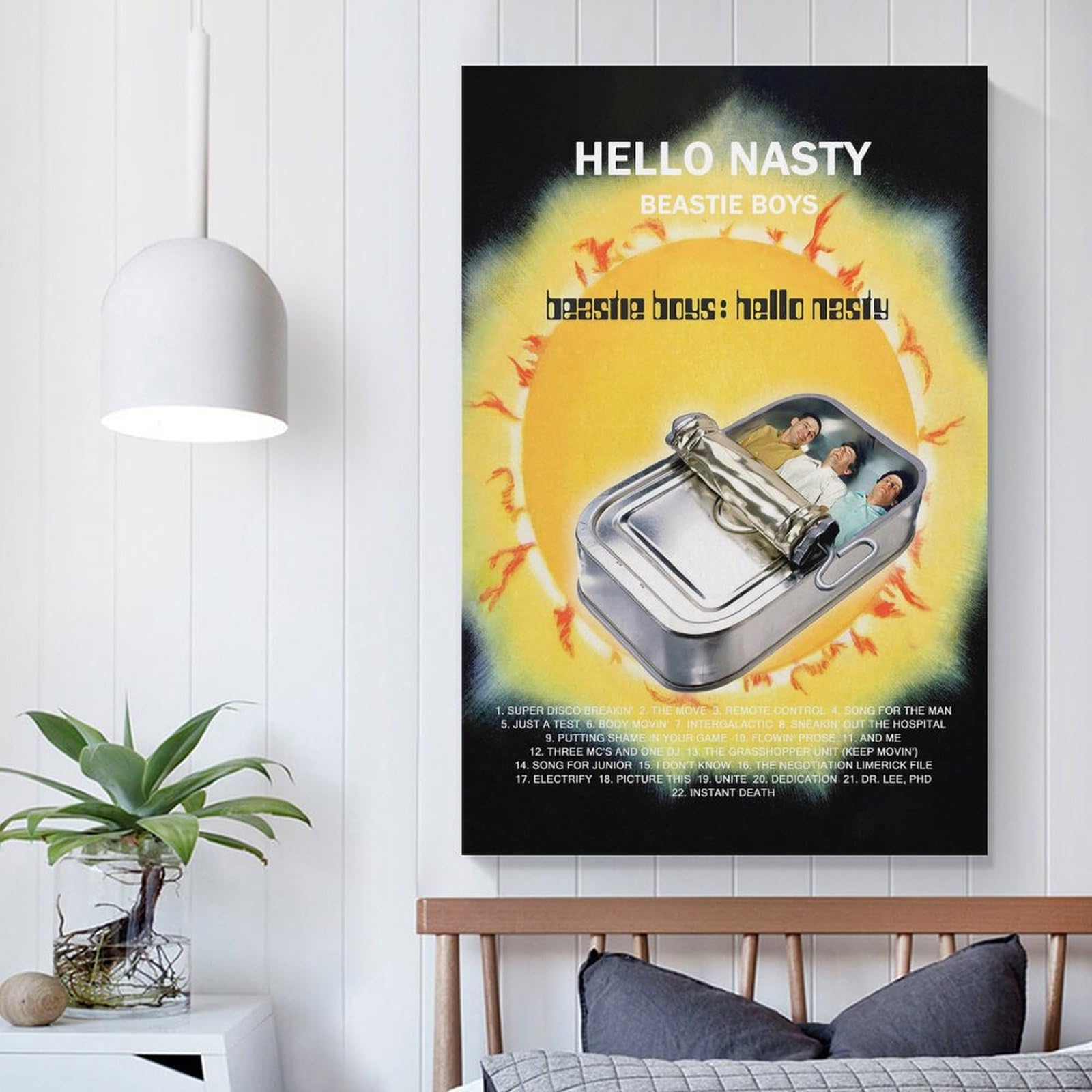 Amazon.com: OPDACHUN Beastie Boys Hello Nasty Canvas Poster