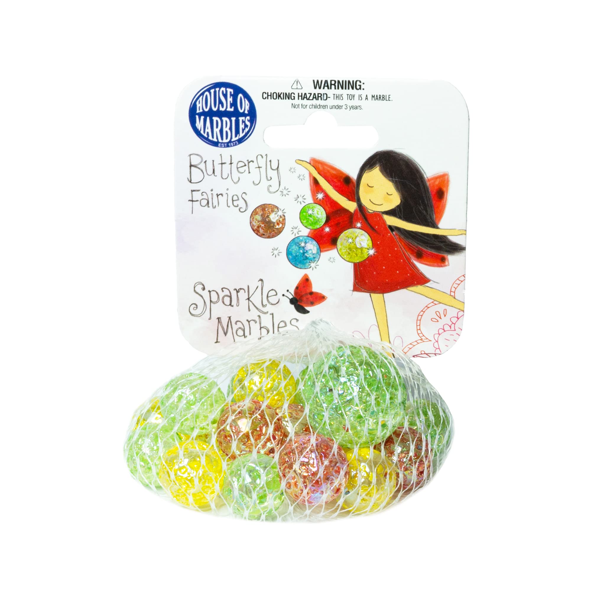 Butterfly Net Bag Marble | House of Marbles