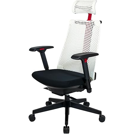 イトーキ サリダ YL9G ホワイト ゲーミングチェア【全身を支えるハイバック / 通気性に優れたメッシュ形状 / 高機能ヘッドレスト / こだわりのソフトな座面 / 快適な4Dアームレスト / 体重感応式シンクロロッキング / 360度回転 / 90mm座面上下昇降 / 安心のイトーキ品質 / 最大3年保証 / お客様組立品】 オフィスチェア デスクチェア YL9G-R-WHEL