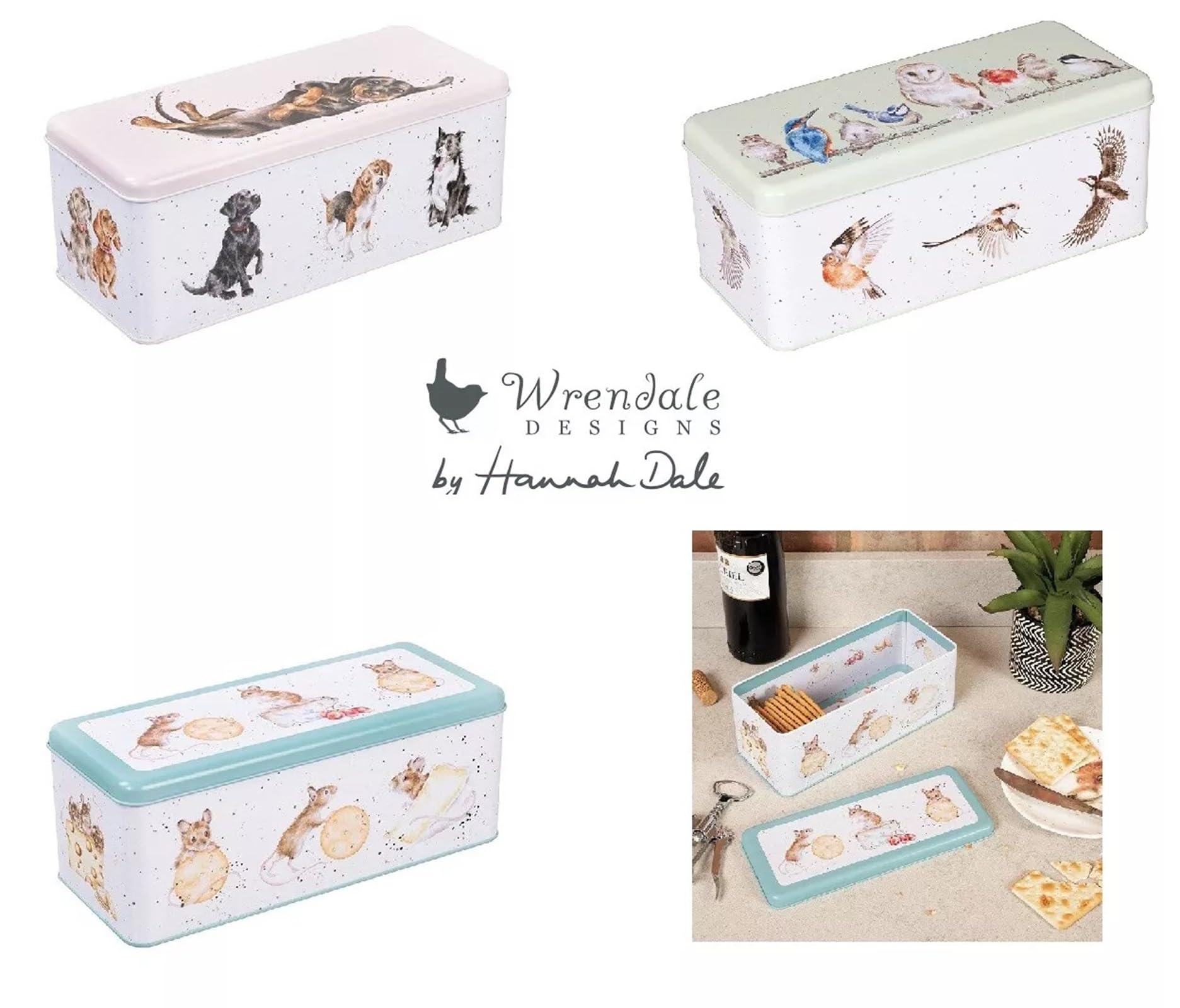 Wrendale Designs by Hannah Dale Wrendale Designs - Cracker Tin 'A Dog's Life