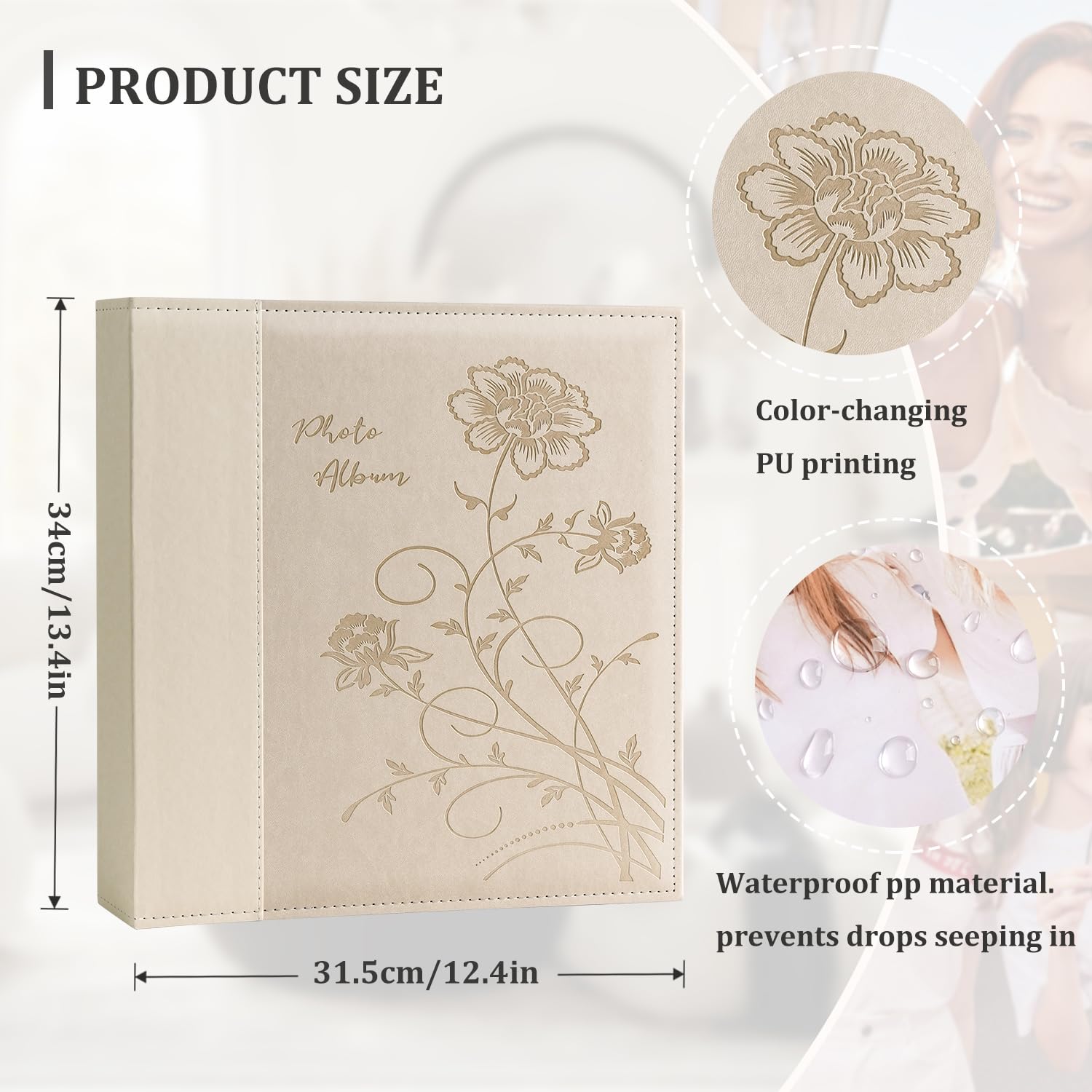 Miaikoe Photo Album 6x4 1000 Photos Slip in - Image 2
