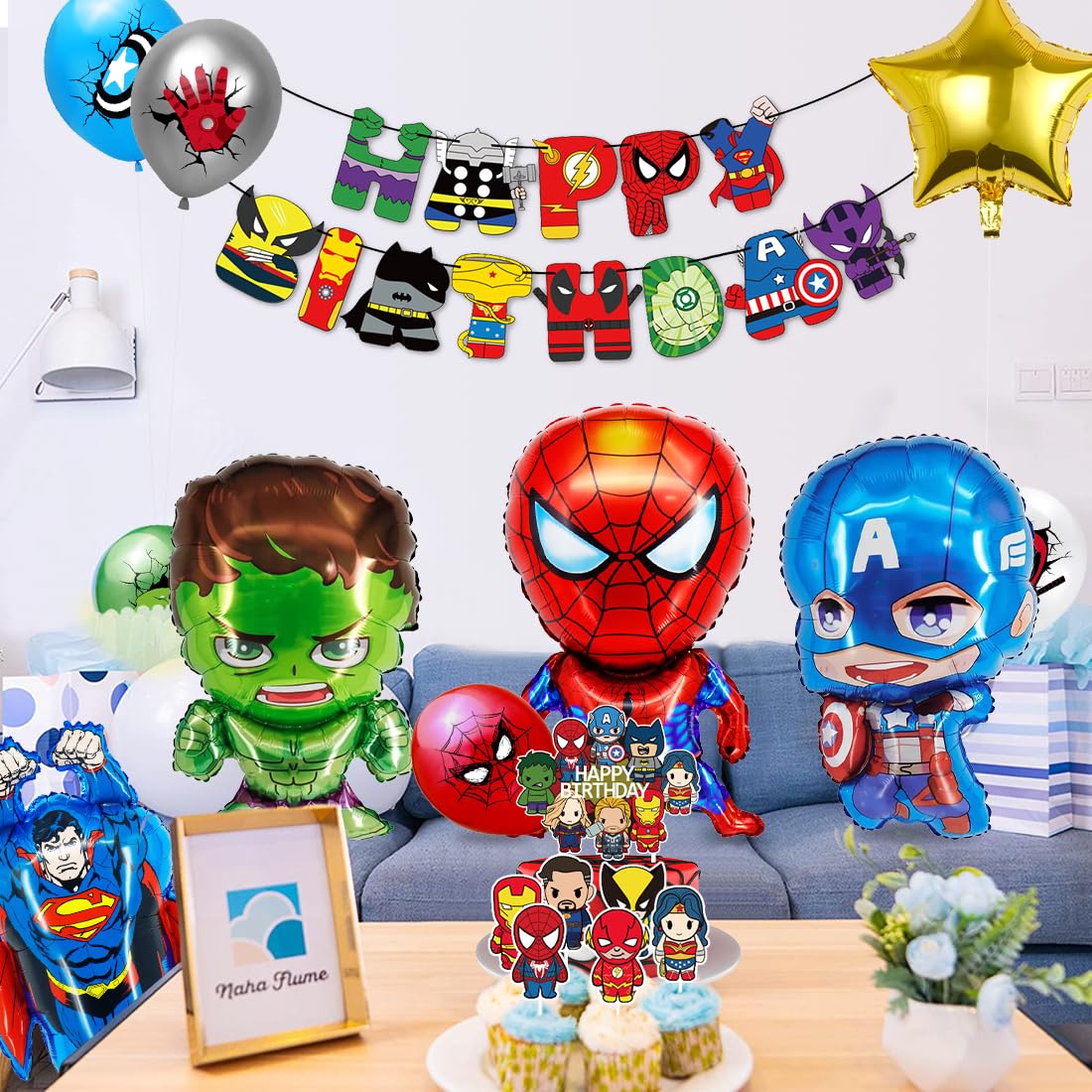 Superhelden Geburtstagsdeko Set – 42 Teile Für Die Perfekte Kinderparty