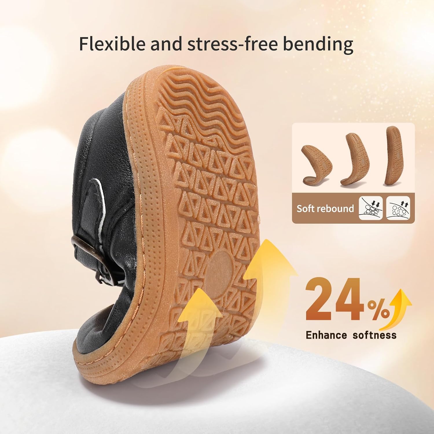 Toddler Girl Mary Jane Dress Shoes Wide Ballet Flats for Girls Party School Shoe - Image 6