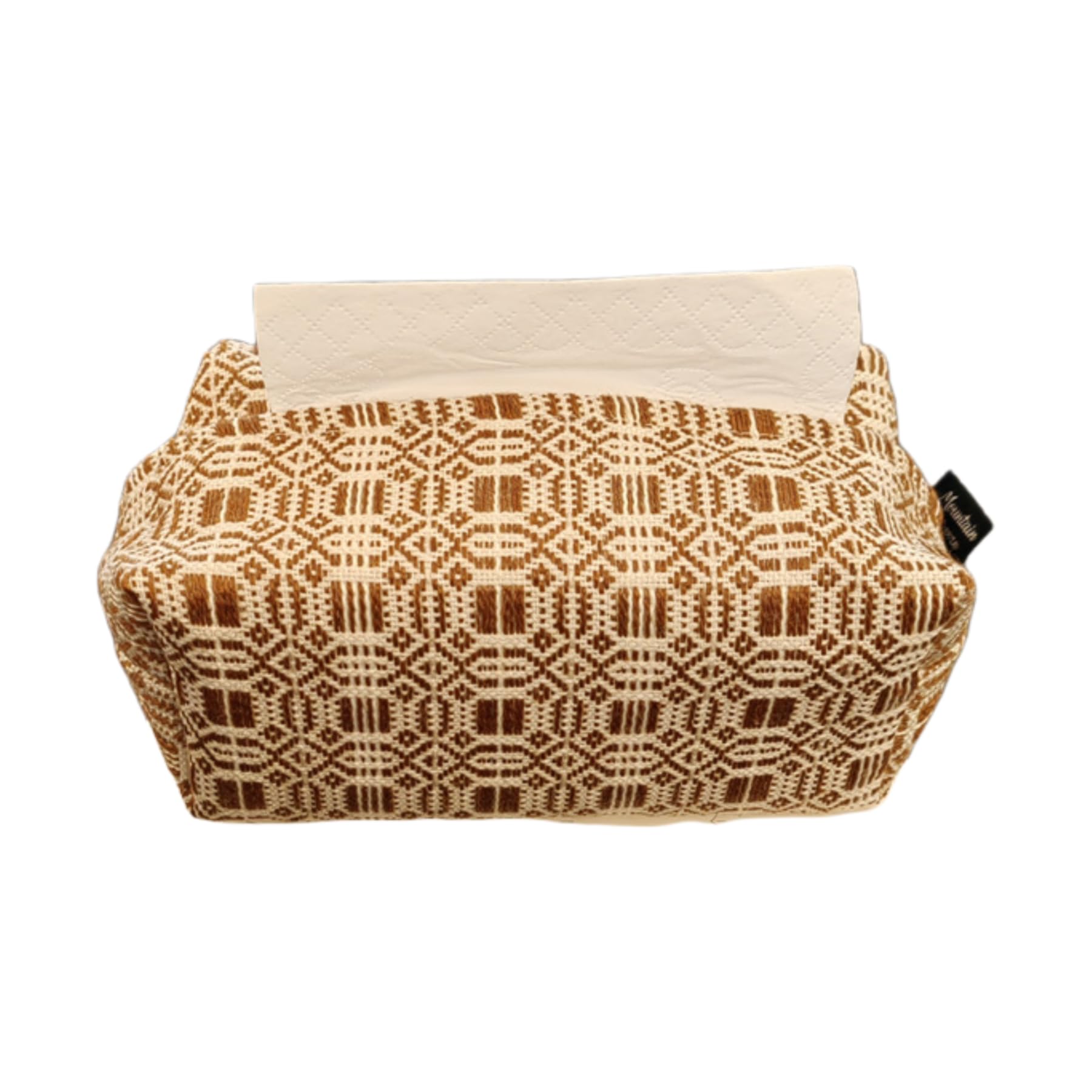Geometric Woven Tissue Box Cover Decor Napkin Holder Home Bathroom Car