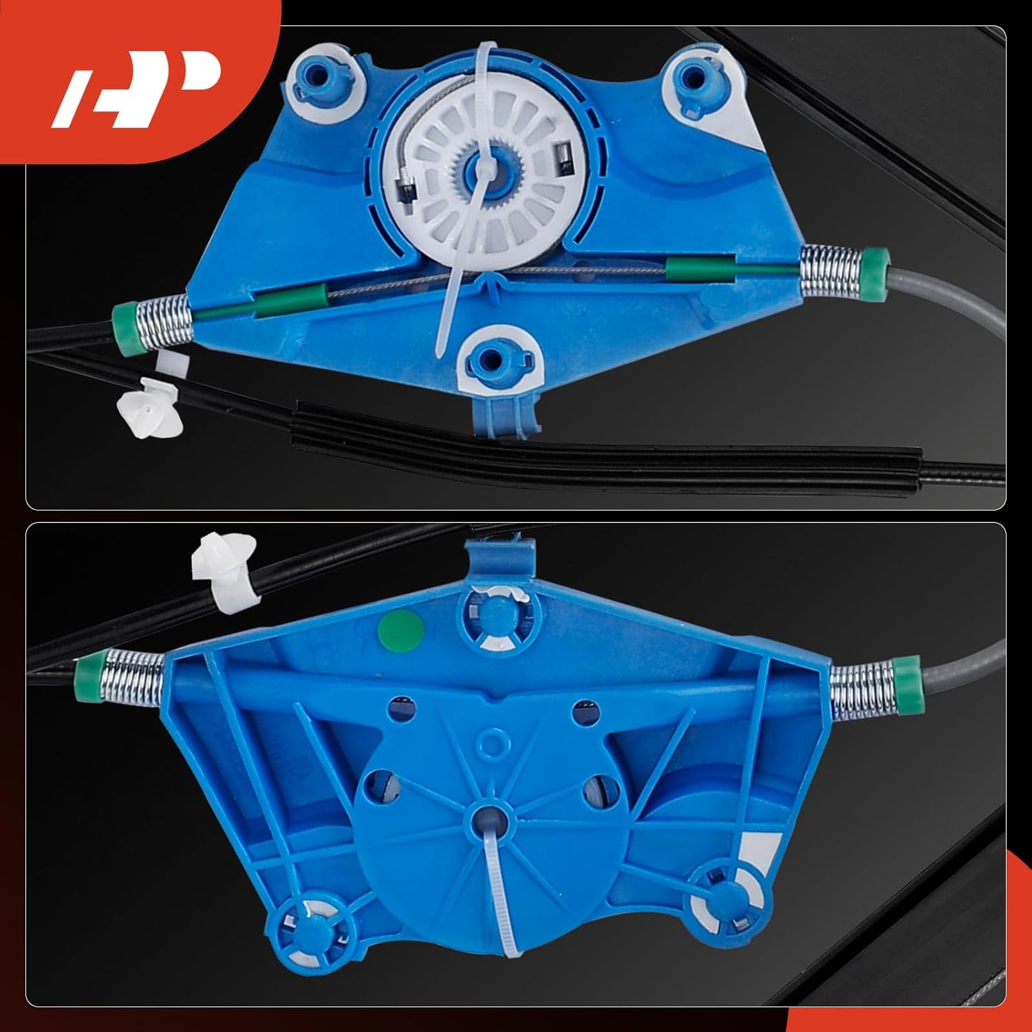 A-Premium Power Electric Window Regulator Without Motor Compatible with Audi A8 Quattro 2004-2010 S8 2007-2009, Front Passenger Side