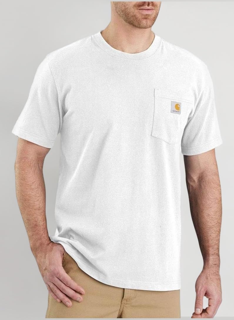 Carhartt Herren Relaxed Fit Heavyweight Short-Sleeve K87 Pocket T-Shirt T-Shirt (1er Pack)