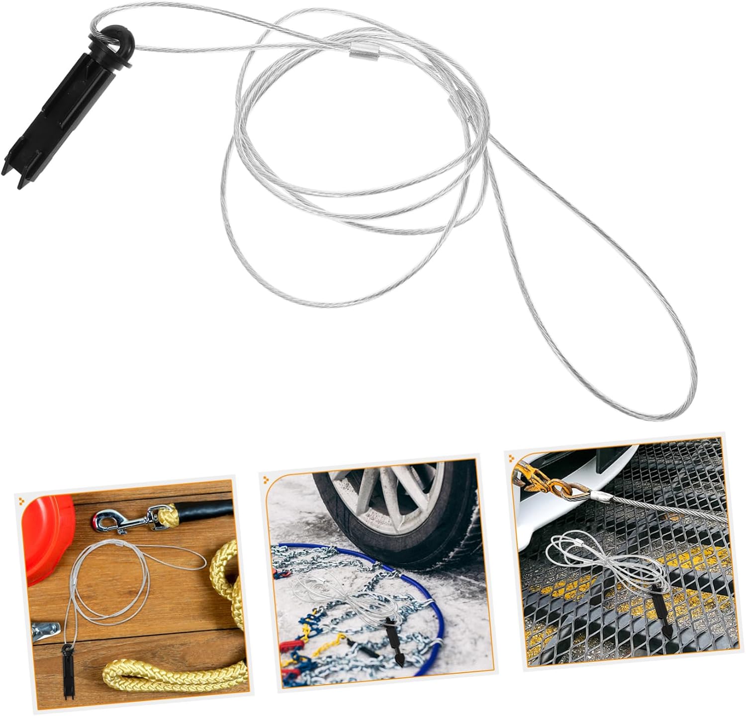 Alipis Trailer Breakaway Switch Cable Coiled Cable for RV Towing Replacement for Trailers