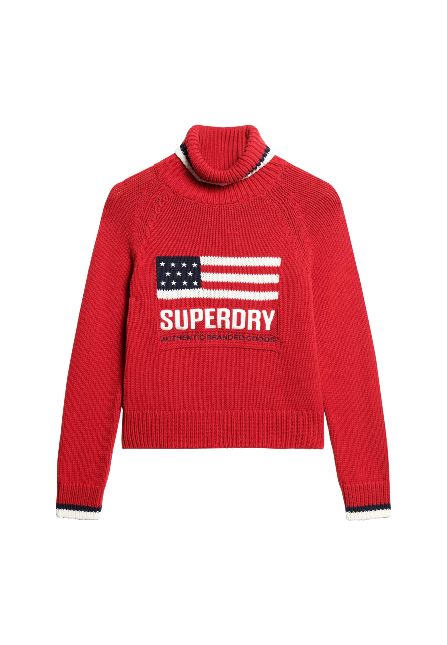 Superdry Women's Rouge Roll-Neck Sweater Americana