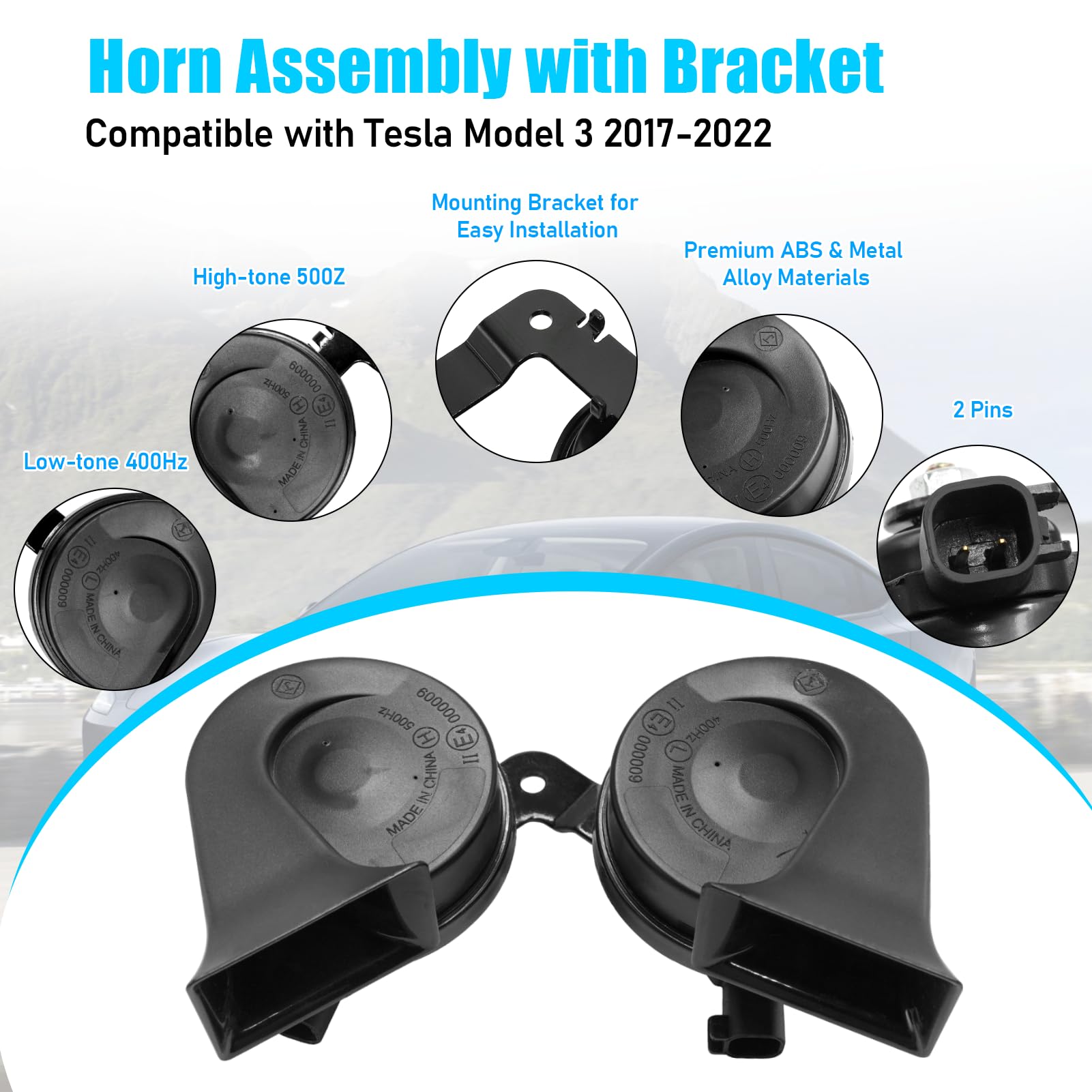 Amazon.com: Jaronx Compatible with Tesla Model 3 Horn