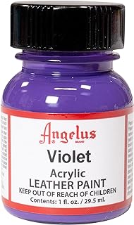 Angelus Acrylic Leather Paint - 1 Ounce, Violet