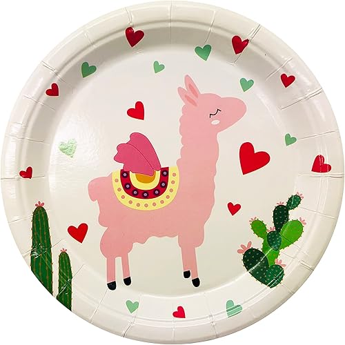 Miniatura 7 de Platos desechables de 7 pulgadas, 50 platos de papel, platos de vajilla, platos de suministros de fiesta para fiesta de cumpleaños, baby shower,