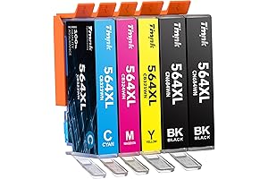 564XL Ink Cartridges Replacement - Compatible with HP 564 Ink Cartridges