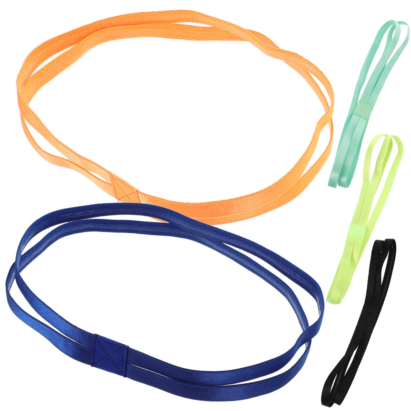 TOYANDONA Bande Elastiche Antiscivolo Per Sport Fasce Per Materiale Stretch Per Yoga Corsa Allenamento Vivaci Verde