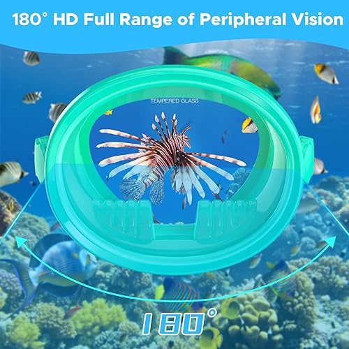 Miniatura 2 de Máscara de buceo, máscara ovalada de buceo para adultos, equipo de esnórquel, máscara de buceo libre, gafas para esnórquel, máscara de natación para