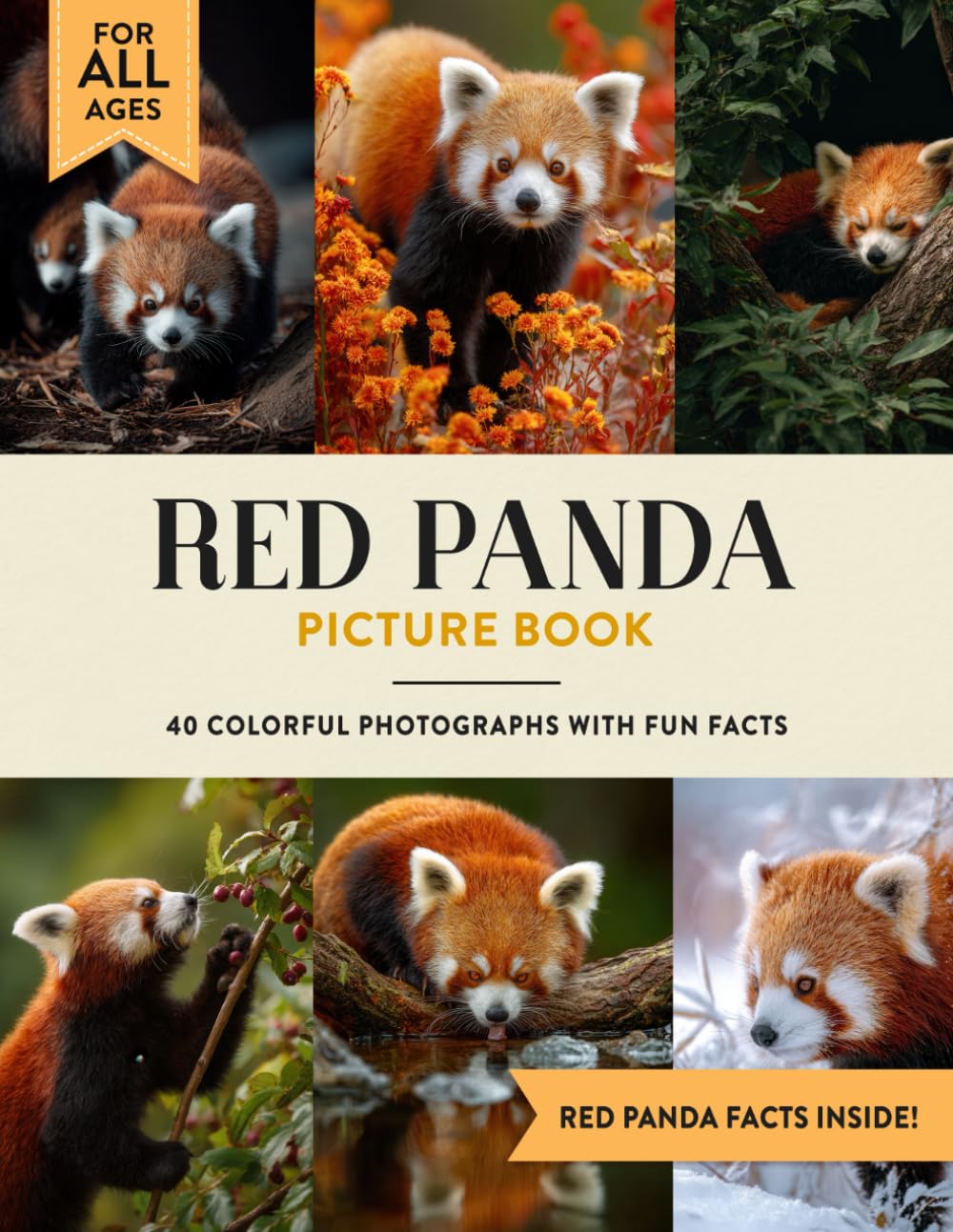 Red Panda Picture Book: Learn All About Red Pandas with Fun Photos and Red Panda Facts for Kids & Adults