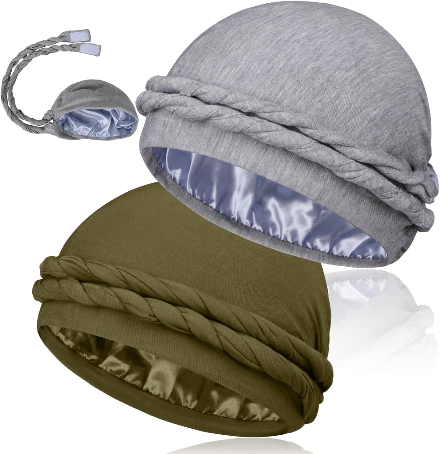 MLTUAGE Pcs Upgraded Satin Lined Turban Silky Head Wraps For Men, Halo  Turban Durag Mens Turban Head Scarf For Hair At Men’s Clothing Store