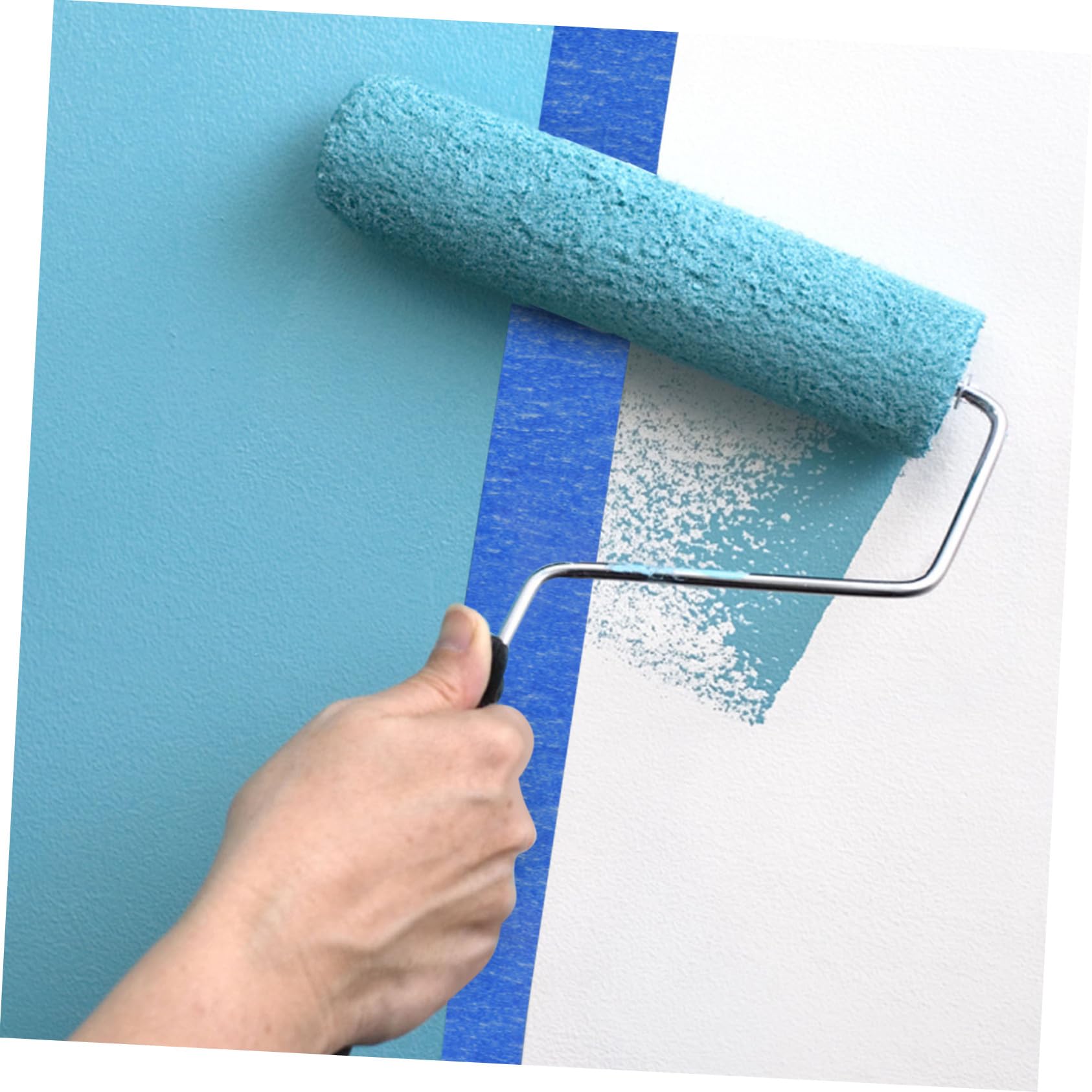 4 Rouleaux Ruban de Masquage Peinture Bleu Foncé Lot de Adhésif pour DIY Décoration Protection et Projets Artistiques