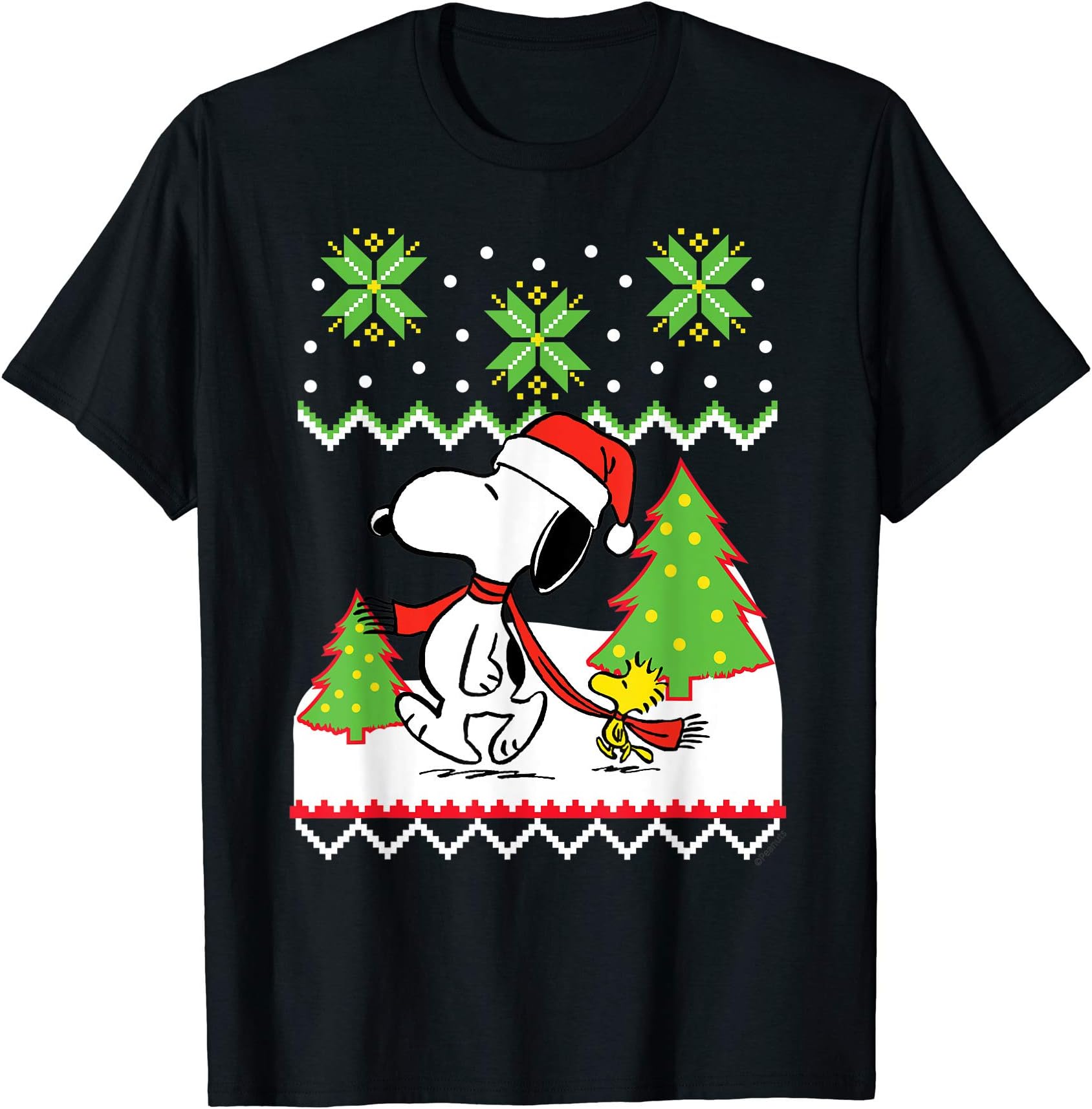 Peanuts Santa Snoopy T-Shirt