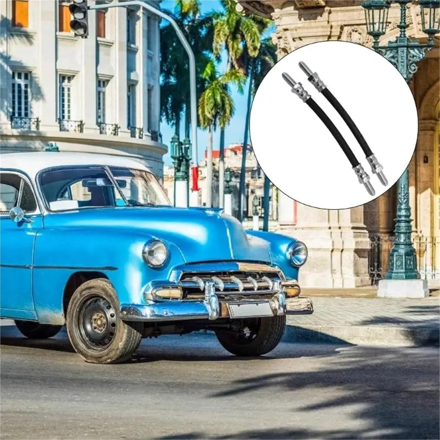 クラッチホース T3EF 車用ブレーキホース GBH250、アンティーク車両用交換ブレーキホースラインキットに適合