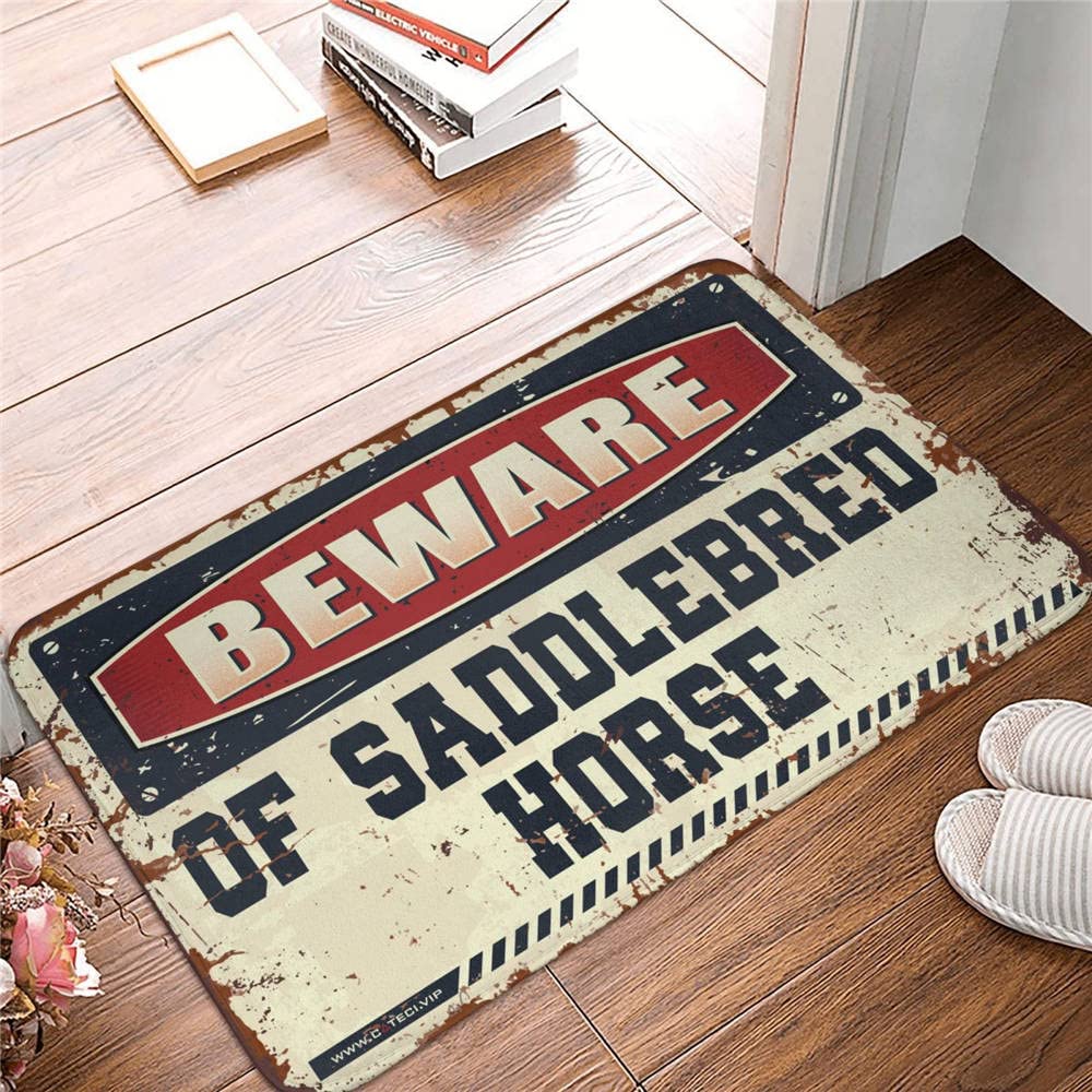 Tapis de sol amusant contre la boue pour entrée propre de maison 65x90 cm