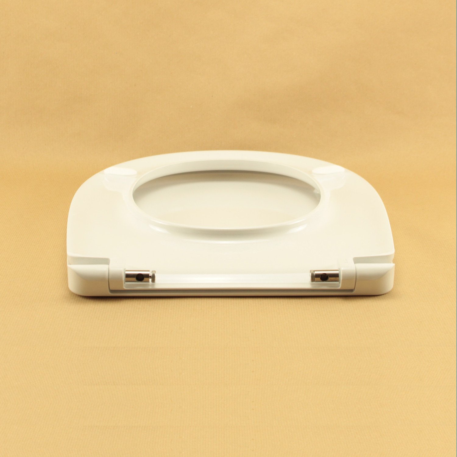 Copriwater per GLOBO GRACE TERRA/SOSPESO/MONOBLOCCO TERMOINDURENTE BIANCO cerniera inox normale o rallentata soft close