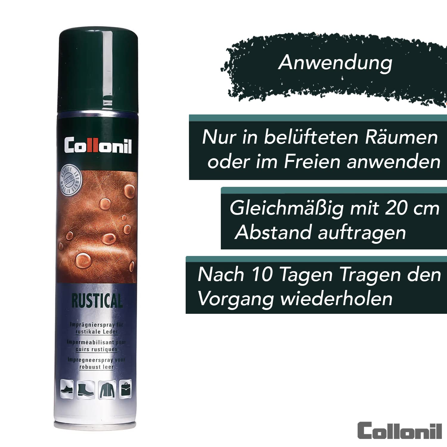 Collonil Rustical Spray 18520001000 spray do pielęgnacji skóry tłuszczowej 200 ml