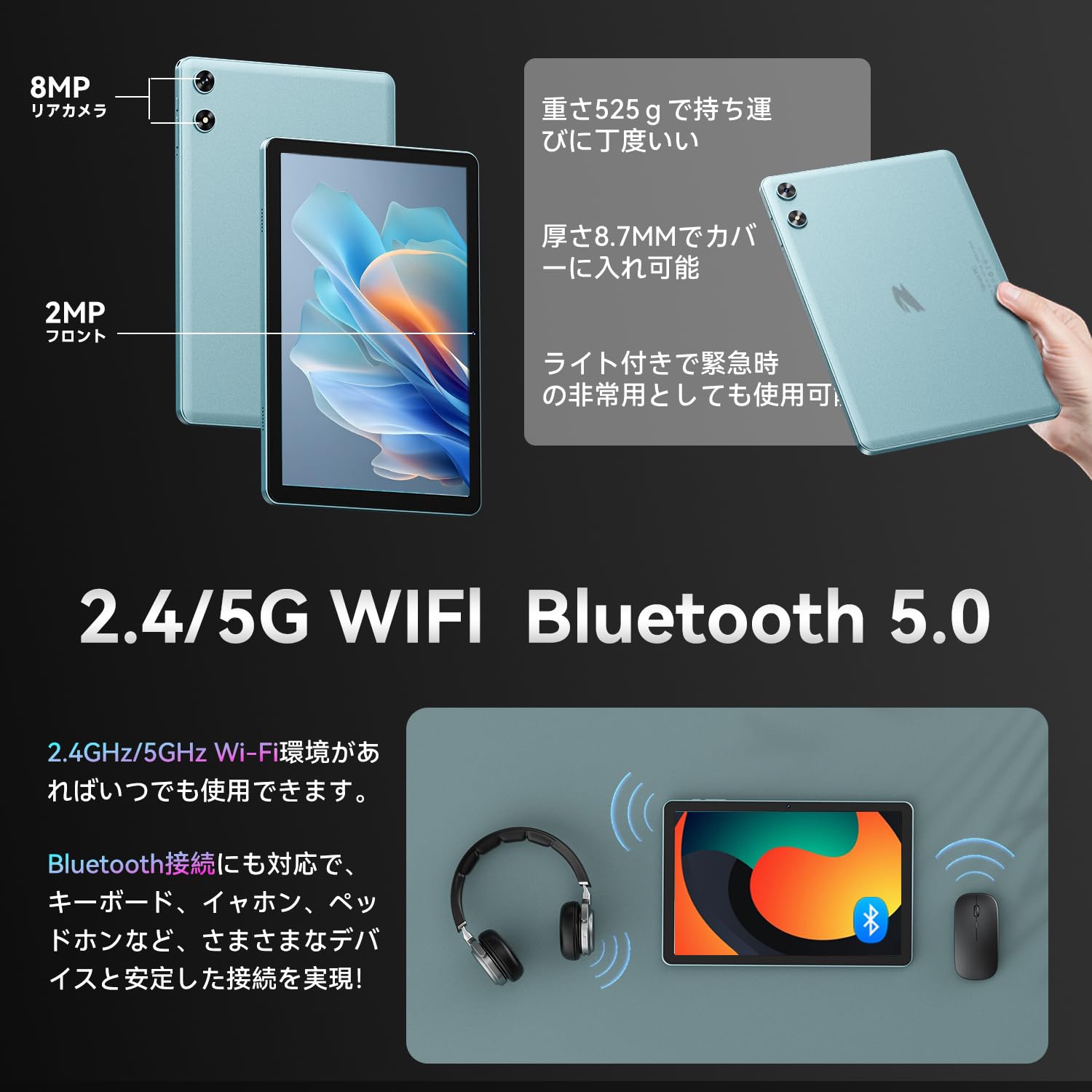 タブレット wi-fiモデル Android Netflix対応 6000mAh Amazon.co.jp: PUTTECH タブレット 10インチ wi-fiモデル