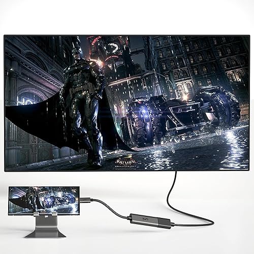 Miniatura 9 de uni Adaptador USB-C a HDMI 4K a 60Hz, adaptador Thunderbolt 4/3 a HDMI, adaptador HDMI a USB-C, compatible con MacBook Pro 2023/Air 2022, iPad