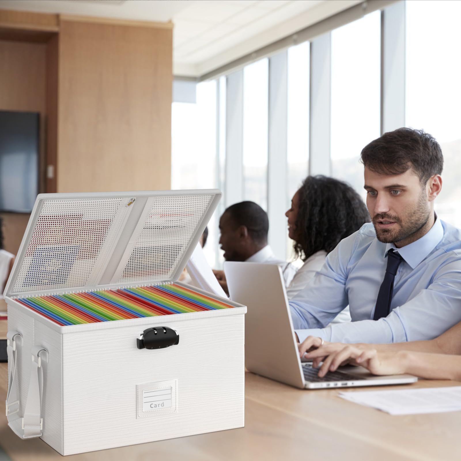 Snapklik.com : ROSONG Fireproof Document Box File Organizer ...