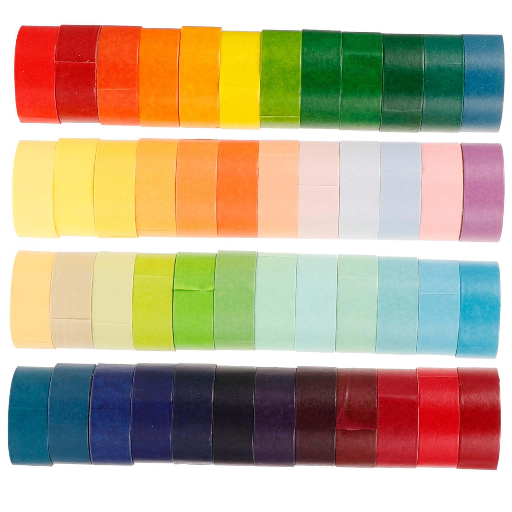 Angoily 192 Nastro Washi Adesivo per Fai Da Te per Album Fotografici e Progetti Creativi Facile da Strappare Residui Colla