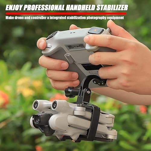 Miniatura 4 de Hanheld Adaptador estabilizador de montaje de abrazadera para DJI Mini 3 Pro Cámara Drone RC RC-N1 Control remoto Gimbal Clip Accesorios con