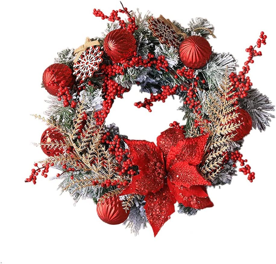 Anneau de fleurs de Noël pour cadeau de crémaillère et décoration d'automne