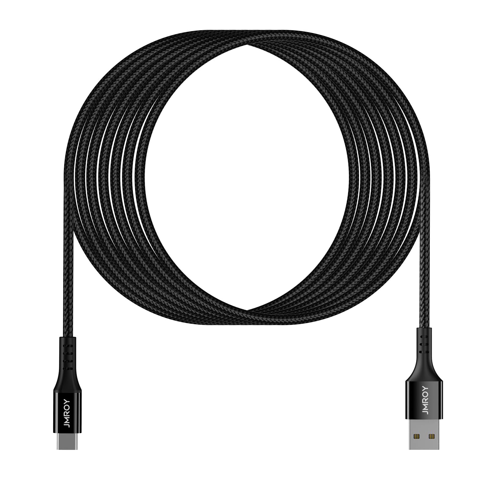 Cavo da USB a USB C, lungo 3 m, cavo di ricarica veloce USB tipo C intrecciato compatibile con Samsung Galaxy S20 Plus S21 S22 S23 S10 S9 S8, A20E A50 A51 A70 A71, PS5, Switch, Huawei P40, LG, Google