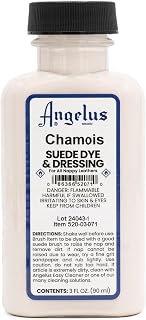 Angelus Suede Dye - Chamois - 3 oz Premium Liquid Dye for Suede, Nubuck, and Nappy Leather