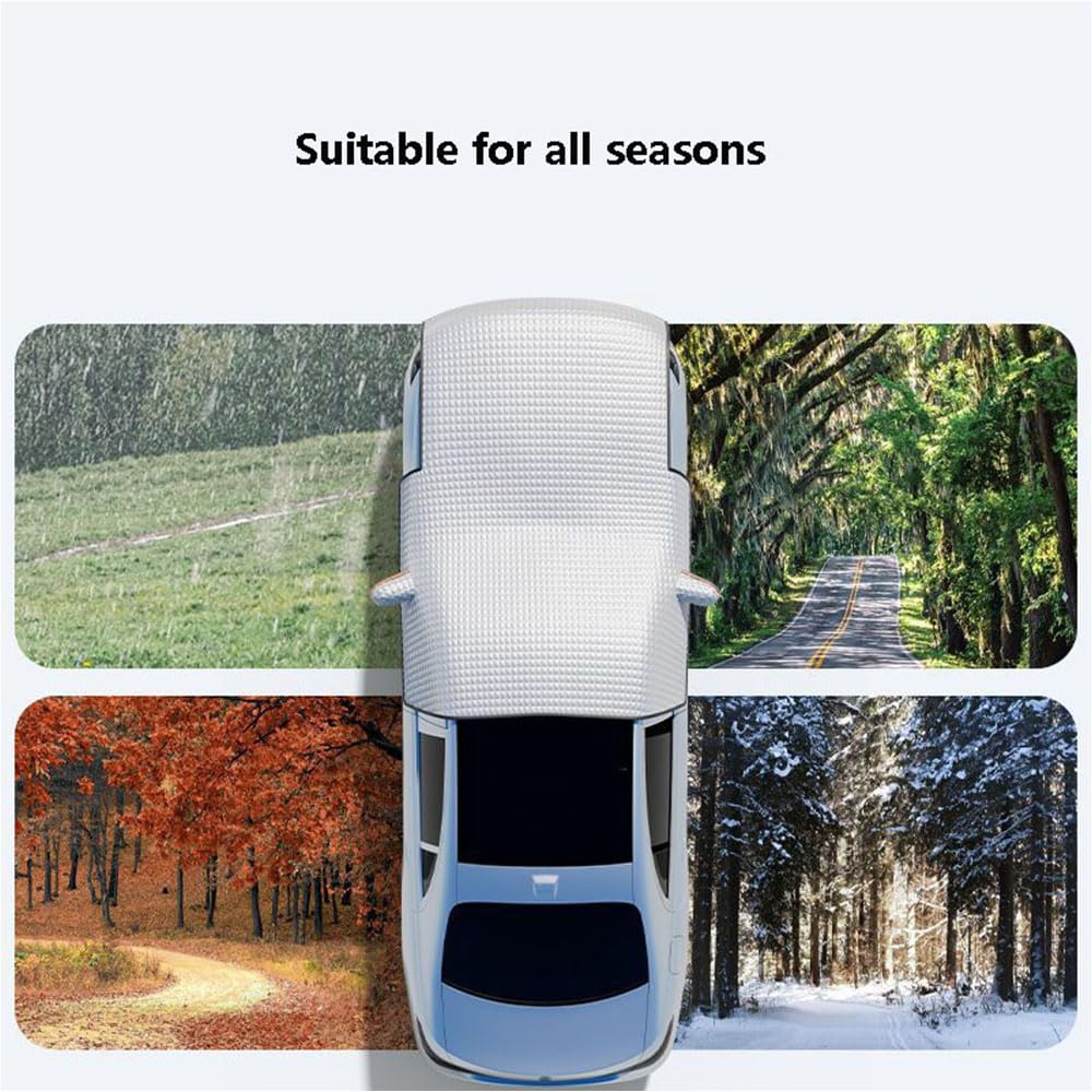 Copertura Parabrezza Auto Copri Parabrezza per Porte SPATEN XP140 2012-2020, Inverno Antighiaccio Protezione Parabrezza Addensare