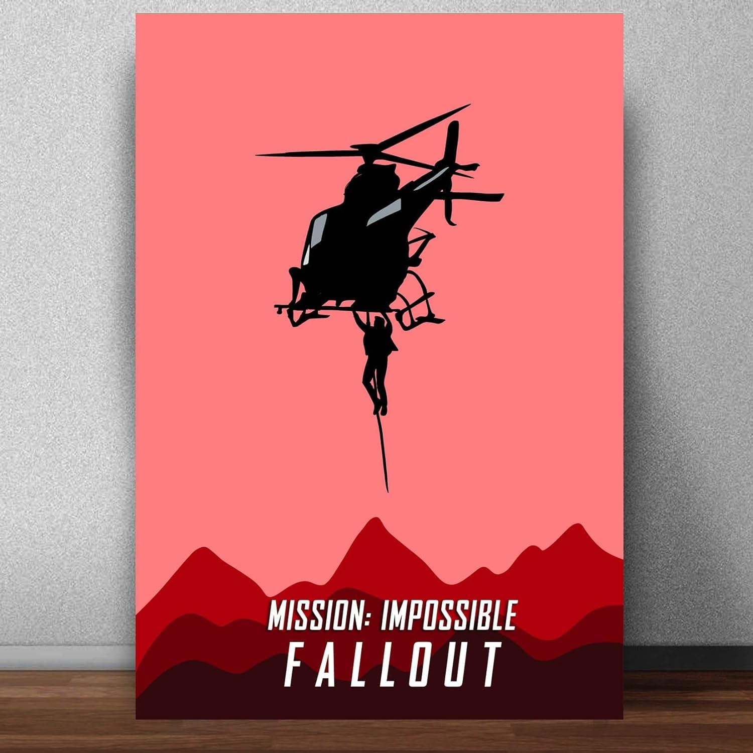 Good Hope Mission impossible Movie Tom Cruise Artwork For Room & Office Decor Multicolor (Poster Only)