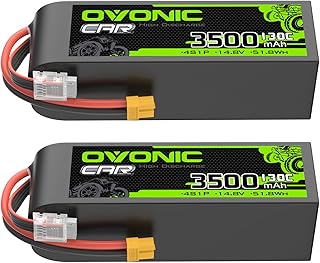 OVONIC 4S LiPo Battery 3500mAh 14.8V 130C RC Battery with XT60 Connector