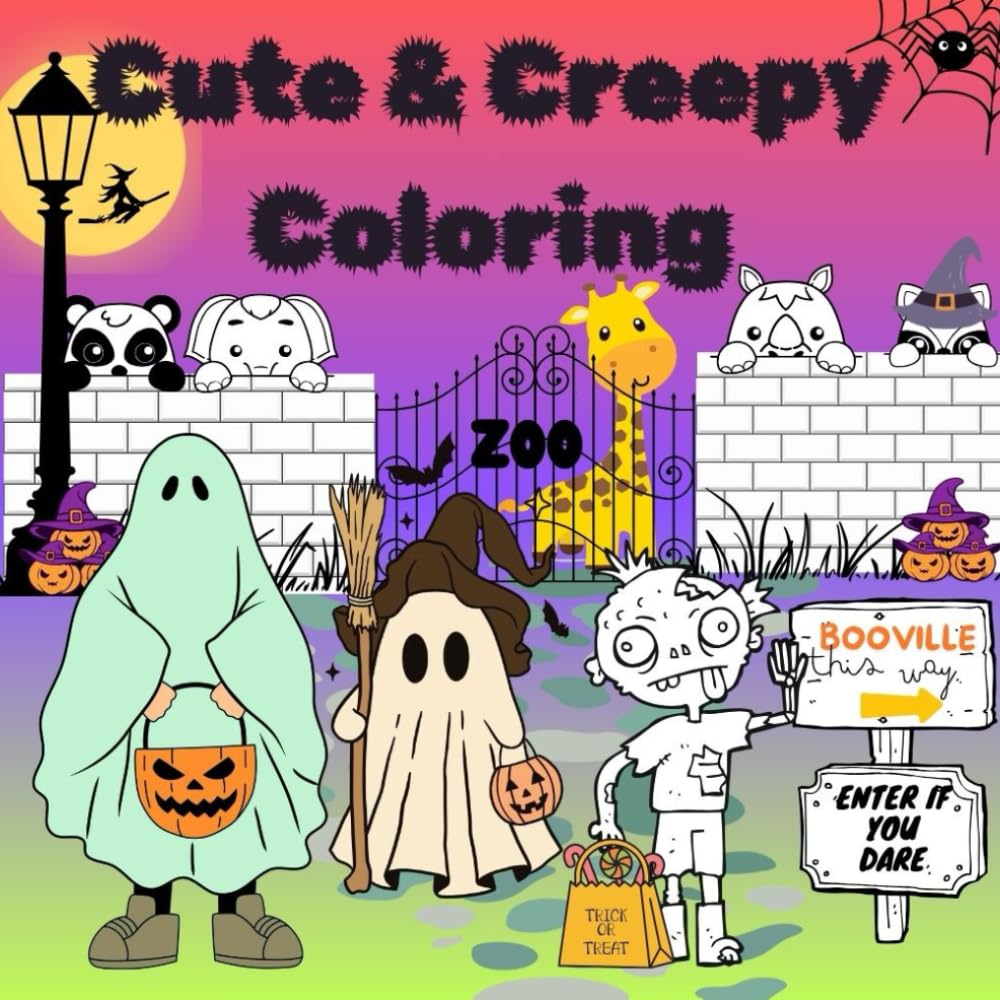Cute & Creepy Coloring: Adult & Teen